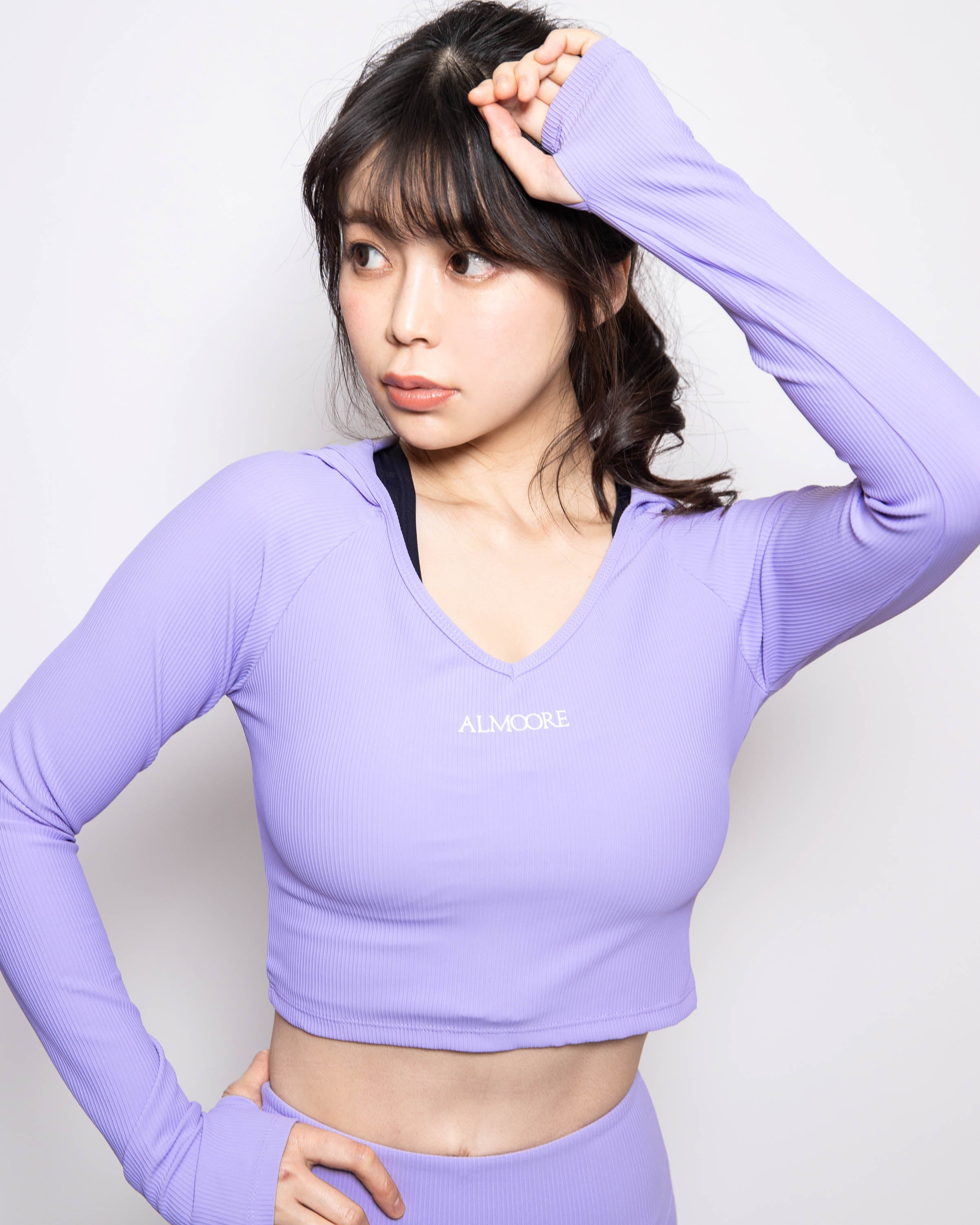 スリムリブトップス Slim Look Rib tops – ALMOORE